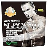 ビーレジェンド ホエイ プロテイン Real Nutrition WPC ビタミン 国内製造 1kg (まきまきソフトクリーム風味, 1kg)