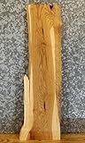素朴なナチュラルエッジHickory Side / End /エントリテーブルトップ木製スラブT : 1 13 / 16」、W : 11 1 / 4」、L : 36 " – 5099
