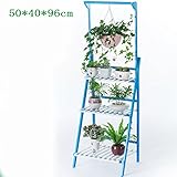 消毒木製フラワースタンド 木製フラワーラック/屋内および屋外植物ラック/多層フラワーポット/フロアタイプフラワーディスプレイスタンド 強い支持力 (色 : C, サイズ さいず : 50 * 40 *
