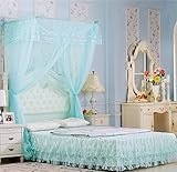 royal- U字型釣りロッドTelescopic Mosquito Net three-door Single暗号化Thickeningステンレススチールブラケットグリーン 1.2m (4 feet