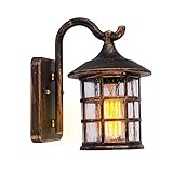 BAILIJP ブラケットライト ウォールランプ 玄関ライト アンティーク調 レトロ E26口金 屋外ウォールライト 屋外照明 壁掛け照明/壁付け照明 階段照明 門灯 防水 外灯 インテリア 室内 照