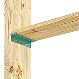 WAKI Walist(ウォリスト) 棚受金具 2枚用 ユニクロメッキ 178mm 2個入 WAT-103