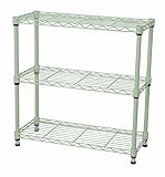 エイ・アイ・エス(AIS) スチールラック支柱径19mm 3段 幅60奥行25高さ60.4cm ホワイト SRS-6025WH