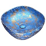 anzzi ls-az253 Marbled 16 – 2 / 3 "セラミックVesselバスルームシンク – ポップアップ排水Inclu、 LS-AZ253