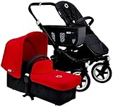Bugaboo Donkey Complete Mono Stroller - 2015 - Red - Black/Black by Bugaboo