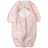 《H28年秋冬物》(日本製) Pample Mousse(パンプルムース) エコネップWF起毛くま刺繍2WAYドレス 50cm~70cm/PK NO.DP-63554