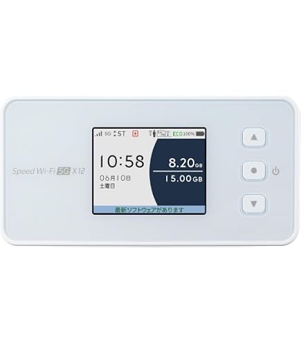 Amazon.co.jp: WiMAX Speed Wi-Fi 5G X12 NAR03 [アイスホワイト] 本体 