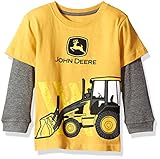 John Deere SHIRT ベビー・ボーイズ カラー: イエロー