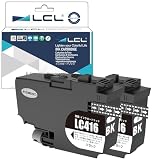 LCL LC416 互換インクカートリッジ Brother用 ブラザー用 LC416BK 顔料 対応機種：Brother DCP-J4140N MFC-J4440N MFC-J4540N MFC-J4940DN DCP-J4143N MFC-J4443N MFC-J4543N (2パック ブラック)