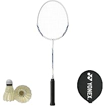 バドミントンラケット　ジャンク品32本 Amazon | バドミントン ラケット B4000G シャトル付き 初心者 練習用