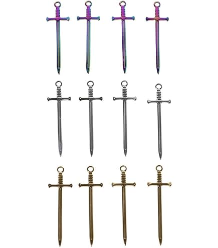 Amazon.co.jp: 剣 ナイフ ペンダント アンティーク 武器 Diy チャーム