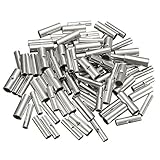 100pcs butt splice wire connectors copper bare tinned crimp