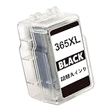 BC-365XL (BKブラック)1本 キヤノン 用詰め替え互換インクカートリッジ365 インク BC-365XL 大容量 補充用 対応機種: PIXUS TS3530