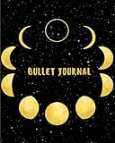 Bullet Journal: Moon Phases - 8"x10" (150 Pages Dot Grid Journal)- Planner and Sketch Book Diary for Calligraphy: Dot Grid Journal