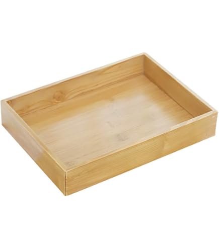 Amazon｜木製 トレイ トレー お盆 約39×29cm Na ナチュラル JA22-15-8s