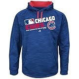 MLBメンズBig and Tall on - field team choice Streak Therma Base Fleece Hoodie ( 6 x l、シカゴ・カブス)