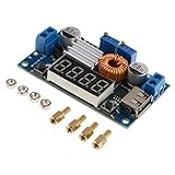D DOLITY DC-DC降圧コンバータ　DC-DC 5-36V〜1.25-32V 　赤 LEDディスプレイ　電圧レギュレータ　
