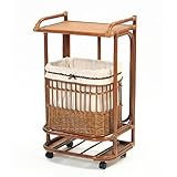 ラタン ランドリー 籐家具 ランドリー サニタリー ラック 収納 籐 脱衣所 洗面所 アジアン エスニック 体重計 ヘルスメーター 代引不可 ポイント10倍