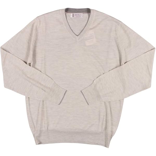 ブルネロクチネリ サマーニット セーター クルーネック サイズ52 BRUNELLO CUCINELLI(ブルネロクチネリ) コットン クルーネック