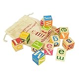 Shumee Alphabet Blocks - Wooden Block Toys for Kids and Toddlers [並行輸入品]