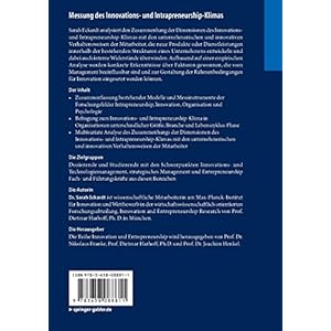 Messung des Innovations- und Intrapreneurship-Klimas: Eine quantitativ-empirische Analyse (Innovation und Entrepreneurship)