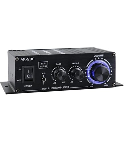 Amazon.co.jp: AK-280 ミニデジタルオーディオパワーアンプデュアル