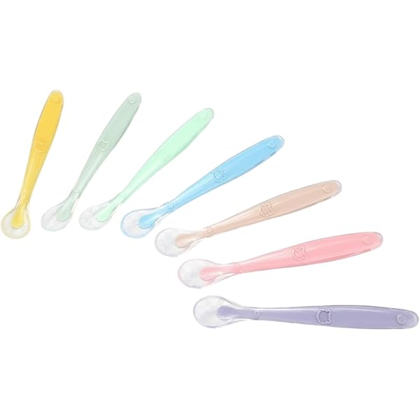 2-Pack Blue Silicone PandaEar Baby Food Dispensing Spoon, 4 Oz Infants - Blue