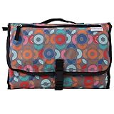 ベビーポータブルおむつポケット付き幼児折り畳み式防水カバーマットトラベルナッピーバッグベビーカーストラップキャリーハンドル(ピクチャーショーとして)