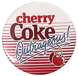 チェリーコーク cherry coke コカ・コーラ 缶バッチ バッチ 缶バッジ バッジ 32ｍｍ Mサイズ アクセサリー 小物 コレクション (チェリー（M）)