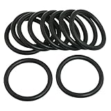 uxcell Oリング ガスケット　ニトリルゴム オーリング　フォークシール　55mm x 5.7mm　10個入り