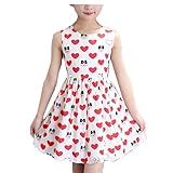 Ruideng 女の子の夏の新しいドレスプリンセスドレスノースリーブシフォンパーティードレスワンピースのスカートのドレスの公演発表会 結婚式 入園式 演奏会 (150cm)