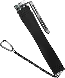 Amazon サンライク Sanlike ランディンググリップ ランディングシャフト ランディングネット ウェーディング タモ ネット グリップ アルミ製 Evaグリップ フック付き 玉の柄 ランディングポール グレー Sanlike 玉の柄