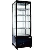 レマコム 冷蔵ショーケース　2021年　460×410×1140 Amazon | レマコム 4面ガラス冷蔵ショーケース フォーシーズンシリーズ