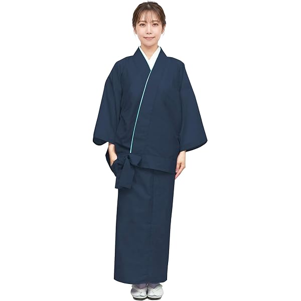Amazon | 二部式着物 洗える 袷せ仕立 小紋柄 花柄 黒 5739 | 着物 通販