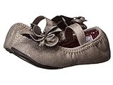 [ベイビー ディア] Baby Deer Metallic Foldable Ballet (Infant/Toddler) フラットシューズ Taupe 3 Infant(10.5cm) - M [