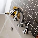 浴室キッチンシンク洗面クローム仕上げバスルーム浴槽タップミキサー蛇口3個セット