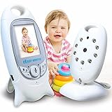 KYW Baby monitor ベビーモニター 監視カメラ＋リモコン付きなモニターセット　双方向音声通信ナイトビジョン メロディ再生 / デジタル方式 / 温度表示 ベビーカメラ 監視カメラ