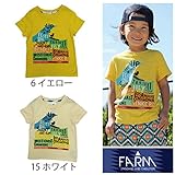 【SiShuNon/FARM】ファーム サーフフェイス カリフォルニア 半袖Tシャツ 90 6 イエロー