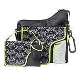 JJ Cole Collections System Diaper Bag, Black Damask by JJ Cole [並行輸入品]