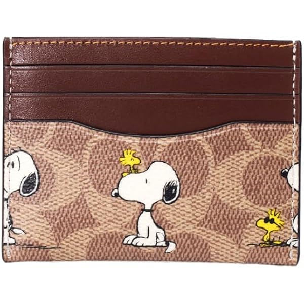 Amazon.co.jp: Coach CBK50 Card Case, Snoopy Peanuts Collaboration