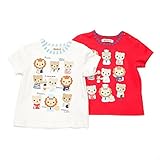 Piccolo(ピッコロ) 半袖Tシャツ (70～90cm) キムラタンの子供服 (34101-161b) レッド 70