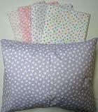 SheetWorld - Baby Pillow Case - Percale Pillow Cases - Pastel Hearts Collection - Pink On White - Ma