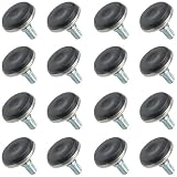 Tovot 16個の調節可能なネジ家具グライドレベリングフィート8 mm x 12 mmスレッドサイズ