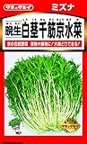タキイ種苗 みずな 晩生白茎千筋京水菜