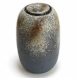 メイク　利休信楽水琴窟　インテリア水琴窟　(屋内用)　a.Smallシリーズ　青古信楽　a,small　S-3