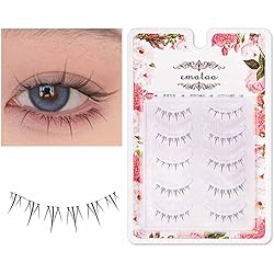 Amazon | emotaoつけまつげ ナチュラル 上まつげ 短め 目尻 したまつげ
