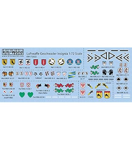 Amazon | キッツワールド KW17248-2 [1/72 1/48] ドイツ空軍