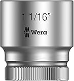 Wera Zyklop 8790 HMC 1/2 Socket, Hex head 1-1/16 x Length 37mm by Wera