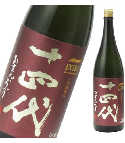 Amazon.co.jp: 十四代 中取り純米大吟醸 赤磐雄町 上諸白 1800ml