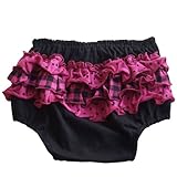 フリフリブルマー　ナイトローズ　ブラック地 80-95cm